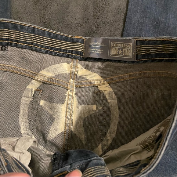 Size 8 Converse One Star Jeans - Picture 3 of 5